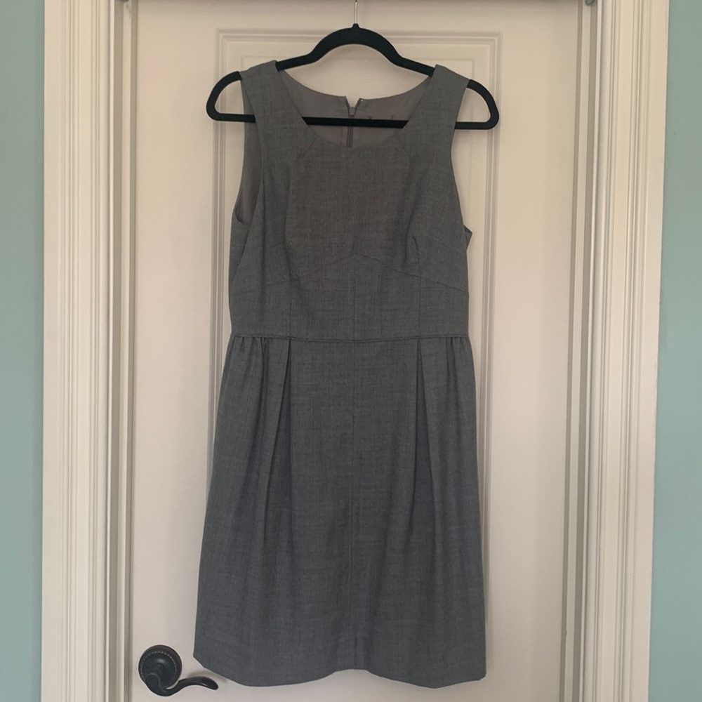 Light grey JCrew wool blend Dress